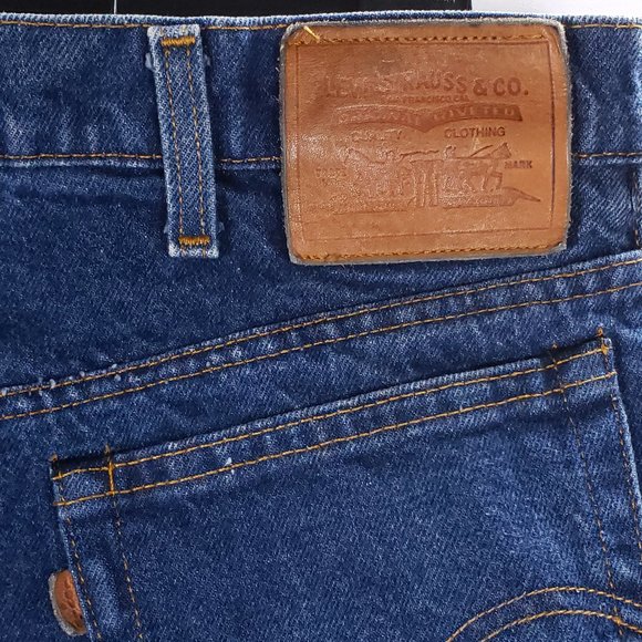Vintage Levi's For Men Jeans Men's 40x30 With A Skosh More Room Blue Denim 80s - Picture 5 of 9